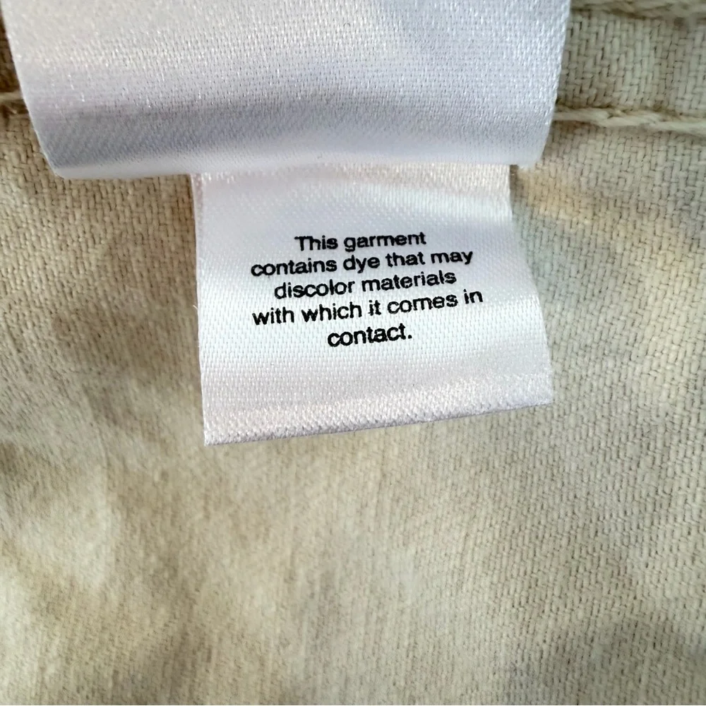 Free People We The free Off-White Opal Swing Denim Jacket Size XS 36076 - Picture 14 of 15